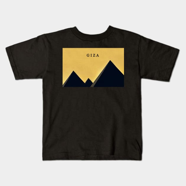 Giza Kids T-Shirt by dltphoto